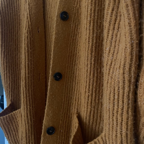 Rust colored knit cardigan - - Picture 5 of 6